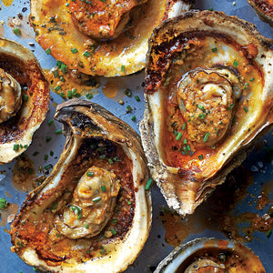 Grilled Oysters with a Kick