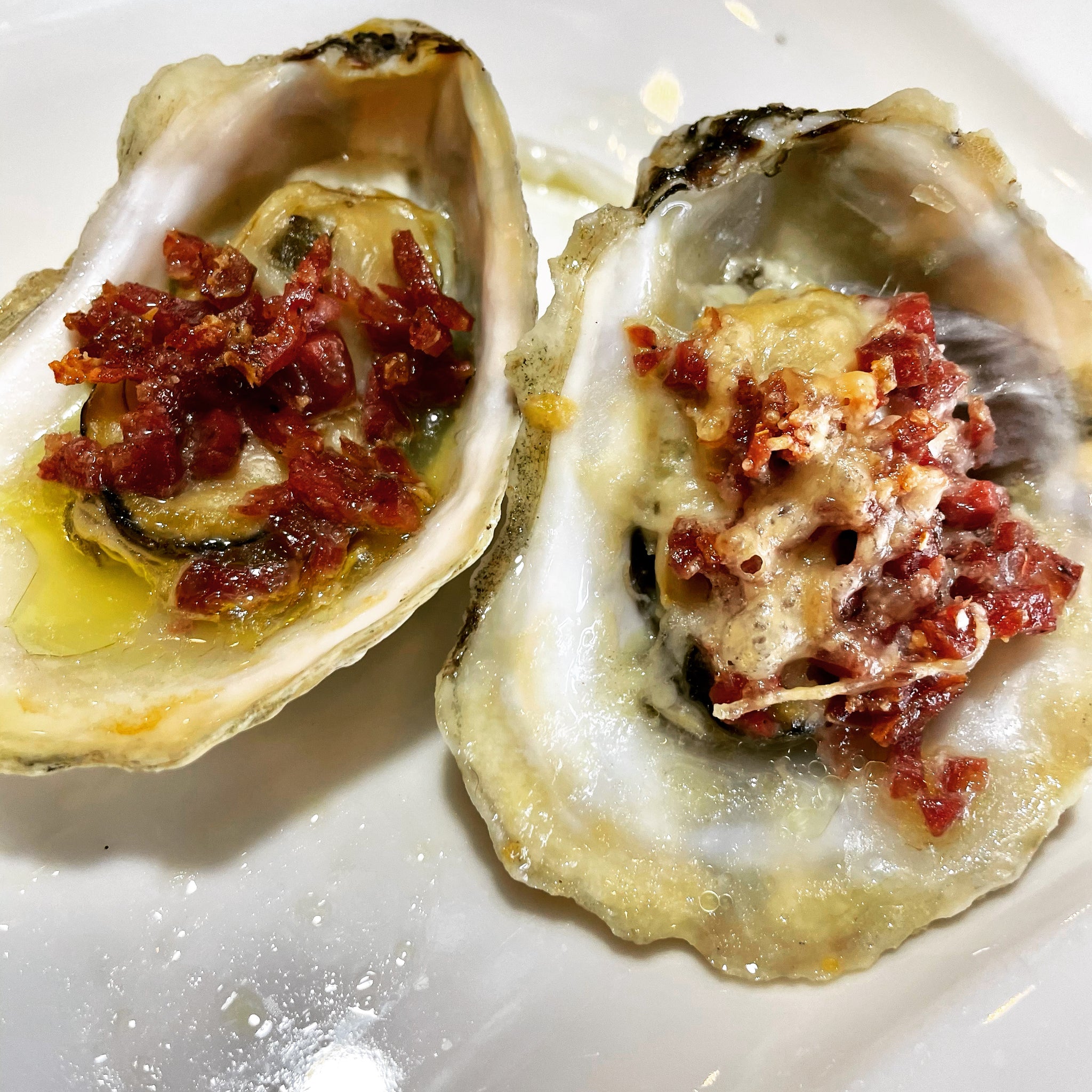 Oysters Finocchiona